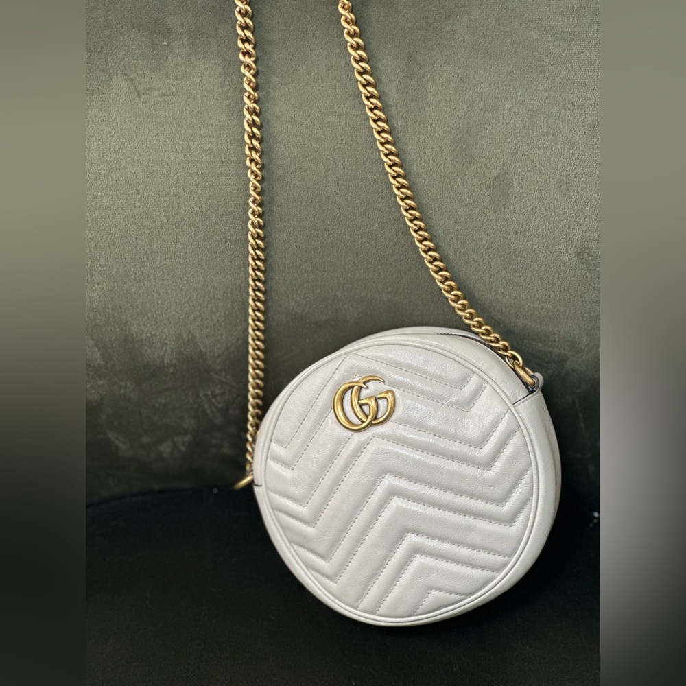SOLD ‼️🚨 GUCCI GG Marmont Round Crossbody Bag